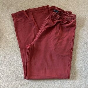 BRANDY MELVILLE BURGUNDY ANASTASIA PANTS